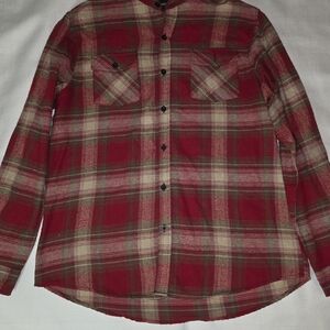 Men's Red Plaid Shirt